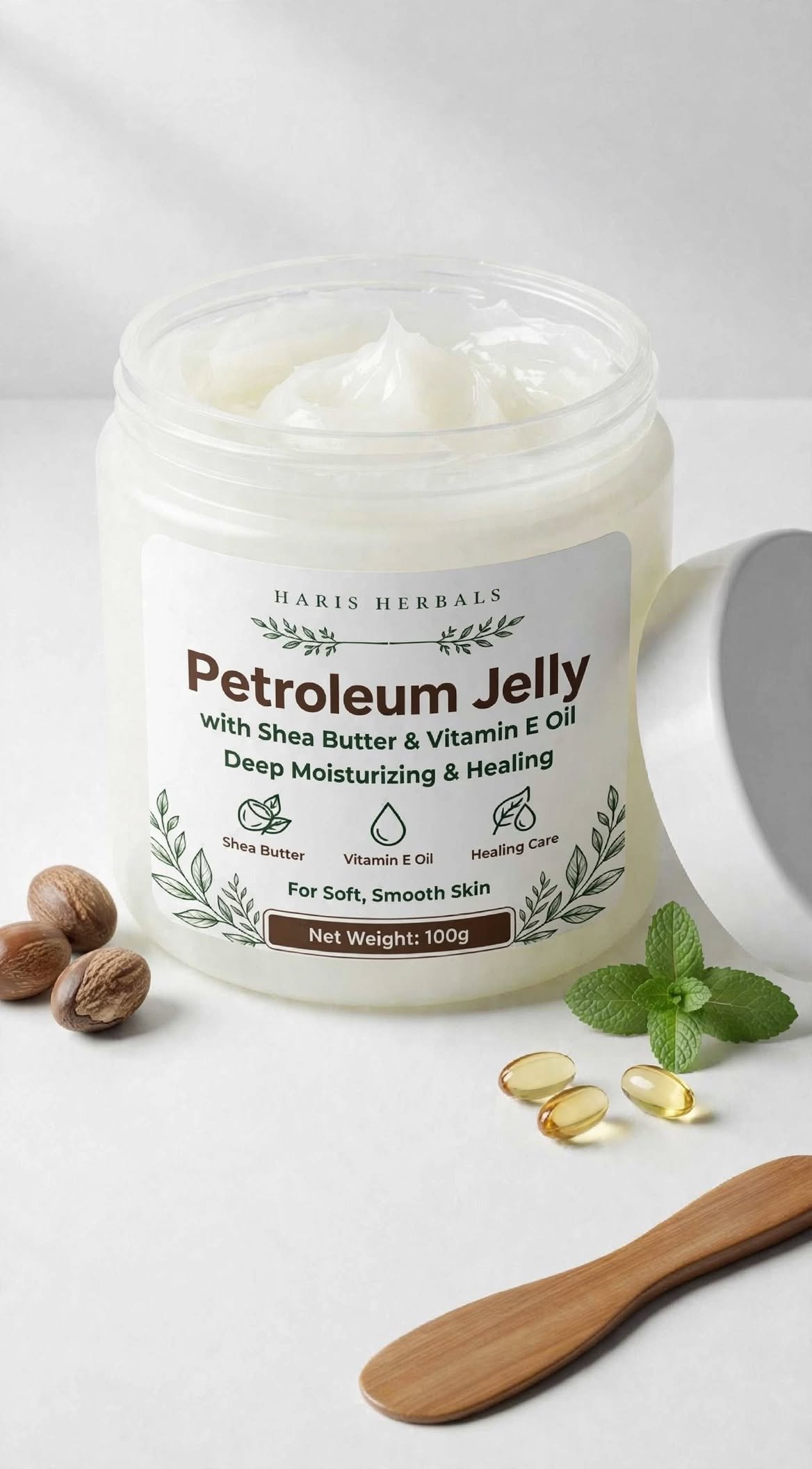 Petroleum jelly with sheabutter